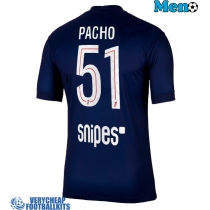 Paris Saint-Germain Willian Pacho #51 Replica Home Shirt 2025-26 Short Sleeve